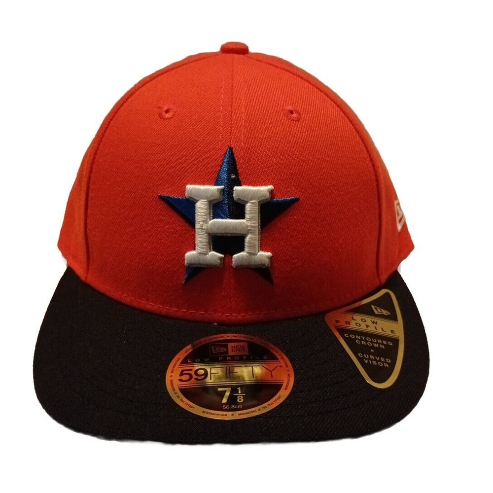 Houston Astros Alternate Fitted Hat Low Profile Size 7 1/8